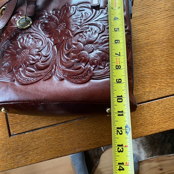 Patricia Nash Anniversary Edition Tooled Leather Handbag - Picture 8 of 10